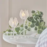 Lotus Bud Glass Tealight Holder [MUSHLOTCHS25]