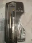 Parker Frontier Stainless Steel Cap & Barrel Medium Nib Fountain Pen, Ball Pen