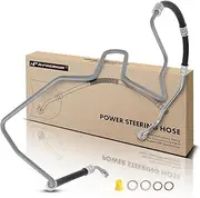 A-Premium Power Steering Hose Pressure Hose Line Assembly Compatible with Volkswagen Jetta 2000-2003 Golf 1999-2004 1.9L FWD Pump To Gear/Rack Pinion