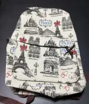 Sarl Aker souvenir Backpack Paris Eiffel Tower monuments