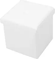 Ciieeo Box Storage Cube Clothes Basket Books Storage Case Portable Storage Toys Organizer Storage Origanizer Beige