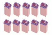 10 Pack - 30Amp Micro Cartridge Fuses Slow Blow MICRO Female MCASE FMM MAXI Fuse