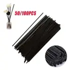 Tolit Black Reed Home Decor Replacement Fiber Aromatherapy Diffuser Sticks