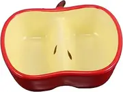 SEWACC Fruit Plate Decorative Fruit Shaped Plate for Snacks Appetizers and Photography Cute Serving Dish for Kitchen and Dining Table