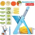Household Mandolin Slicer Fruit Peeler Julienne Cutter Chopper Adjustable Blades