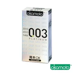 【Okamoto岡本】003極薄系列保險套超值組6入*4盒(白金+極薄貼身+極薄蘆薈+極薄水潤/共24入)