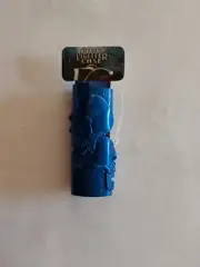 Metallic Mystic Lighter Case is anodized aluminum - blue skull