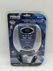 NAXA NX-306 Personal CD Player With AM/FM Radio With Headphones New *READ*
