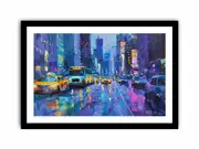 Street Framed print Art Poster