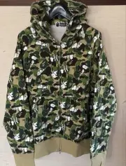 SNOOPY PEANUTS m319 A Bathing Ape Bape Abc Camo Hoodie