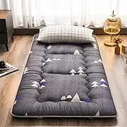 mattress Mattress Thick Futon Mattress Double/Double/Queen/King Japanese Tatami Floor Mattress Folding Camping Mattress (Color: E Size: Queen (150 x 200cm)