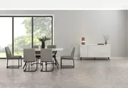 BLAZE 7 Piece Dining Suite with Nevis Dining Chairs