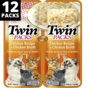 12-Packs x Inaba Twin Packs Chicken Recipe in Chicken Broth