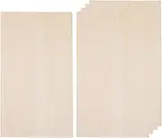 5 Pieces Wood Sheets Supplies DIY Wooden Plate for Ship Airplane Make Models 300mmx100mmx1mm