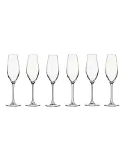 [Krosno] Splendour Champagne Flute 230ml Set of 6