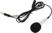 WESIEVYA Mini Microphone for Mobile Phones Condenser Mic with Compatibility Audio Recording for Singing Live Broadcast and Music Durable Design for Everyday Use