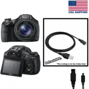 Sony Cyber-shot DSC-HX400V Digital Camera USB Cable Transfer Cord Replacement