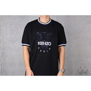 【HYDRA】Kenzo Tiger T-shirt 螺紋 刺繡 虎頭 短T【F765TS0034YB】
