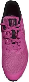 [Nike] Unisex-Kid's Star Runner 2 Grade School Running Shoe, Active Fuchsia/Metallic Silver-Black-White, 6Y Regular US Big Kid