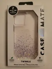 Case-Mate Apple iPhone 13 Pro Max/iPhone 12 Pro Max Case (Twinkle Stardust)