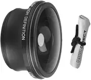 2.2X Teleconverter Lens for Sony Cyber-shot DSC-RX100 IV + Nwv Direct Microfiber Cleaning Cloth (includes Necessary Lens Adapters)