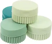 Portable Case for Fish Oils 4 Pack Silicone Pill Case Organizer Box for Travel