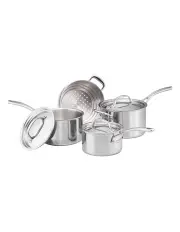 [Essteele] Eternita Clad Stainless Steel Induction Cookware Set 4 Piece in Silver