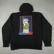 Pas De Mer X Atmos Sweater Mens Large Black PDM Japan Pullover Hoodie Sweatshirt