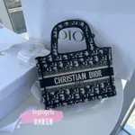 DIOR 迪奧 BOOK TOTE MINI 托特包/購物袋/手提包 手提包 肩背 手拿包 晚宴包 女包帆布