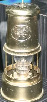 Vintage Sir Humphry Brass mini Miner's safety lantern
