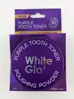 White Glo Purple Tooth Toner Instant Colour Corrector Fresh Mint 30g NEW