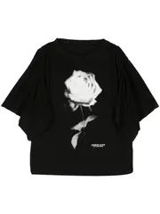 [UNDERCOVER] Rose Cropped Tee