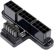 CY Adapter 12VHPWR ATX3.0 PCI-E 5.0 Power Modular to Three ATX 8P Adapter for 4080 5090TI 16Pin 12+4P Graphics Card (Down Angled 90 Degree)