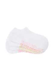 [Bonds] Bonds Womens Logo Light No Show Socks 4 Pack Size: 3-8, Aussie Cotton 3-8 Multicolor