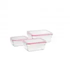 GLASSLOCK 3 Piece Oven Safe Set