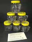 (6) Osterizer Oster Blender Container 8 oz Mini Blend & Store Jars (6) Brand New