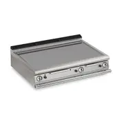 Baron 3 Burner Gas Fry Top 700Mm Depth With Smooth Mild Steel Plate And Thermostat Control - Griddles (SI-Q70FTT/G1200) - Q70FTT/G1200-SI