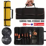 Canvas Tool Bag Organizer Tool Tote Carrier Holder Sling Organizer Roll Up Pouch