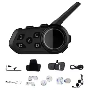 1200M Motorcycle Intercom 6 Rider Motorbike Bluetooth Helmet Headset AU