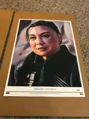 2020 Topps STAR WARS Living Fennec Shand 10x14 Fine Art Print #2/85 Mandalorian