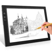 Portable Rechargeable A4 Light Box for Tracing, Ultra-Thin Led Light Pad Adju...