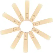 Labymos Normal Level G Alto Saxophone Sax Reeds Strength 3.0 for Beginners, 10pcs/ Box