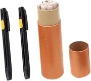 DECORNIJIA 20pcs Replaceable Chalk for Sewing High Temperature Resistant Invisible Tailors Marking Chalk with Pen Cases for DIY Craft Projects