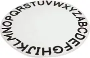 Alphabet Rug Round Floor Rug Padded Mat Non-Slip Baby Play Mat for Boys and Girls Room Decorative and Comfortable