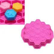 Honeycomb Chocolate Silicone Mold Bee Hive Soap Ice Cube Cake Mould Baking Tool