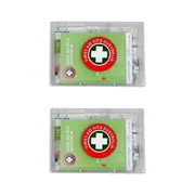 2x First Aid Kits Australia Classroom Medical Emergency First Aid Kit Box