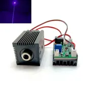 200mW 405nm Focusable Dot Violet/Blue Laser Diode Module 12V With Driver TTL