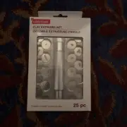 Craft Smart Clay Extruder Set I 25 Pieces #277
