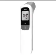 Non-Contact Infrared Forehead Thermometer with Digital LED Display, White