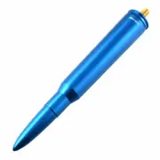 FITS 09-2017 DODGE RAM BLUE 50 CALIBER BULLET ALUMINUM STUBBY SHORT ANTENNA 5.5"